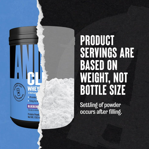 Clear Whey Isolate Protein Powder, Easy to Digest, Blueberry Acai, 500g (20 Servings)