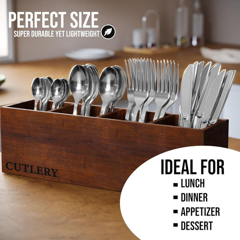 120 Pack Heavy Duty Silver Plastic Spoons - Disposable Silverware for Catering, Parties, Weddings