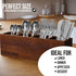 120 Pack Heavy Duty Silver Plastic Spoons - Disposable Silverware for Catering, Parties, Weddings
