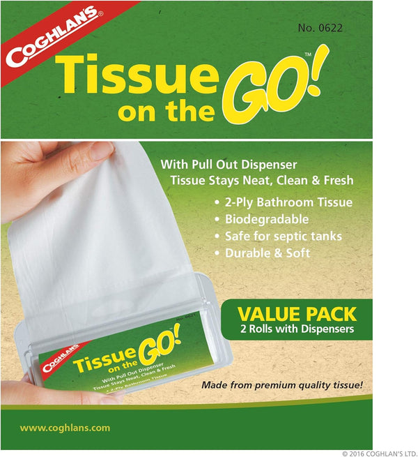 Coghlan's Tissue On The Go, 2 Pack