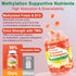 Gummies Omega-3, CoQ10, B12 2000 B1,B2, B3,B5,B6,B7- Super Methylated Vitamin B Complex - All B Vitamins + Magnesium