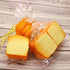 Mini Skater 8" x 12" Clear Treat Bags with 50Pcs Gold Color Twist Ties for Wedding Gift Candy Cookie Bakery, 50Pcs