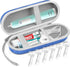 Electric Toothbrush Travel Case, Hard Storage Bag with Caps for Electric Toothbrush