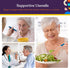 Special Supplies 5-Piece Adaptive Utensils Set, Non-Weighted, Non-Slip Handles for Tremors, Arthritis, Elderly Use