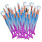 NICEMOVIC Kids Makeup for Girls, 20PCS Frozen Princess Makeup Brushes Set, Christmas Gift Ideas