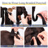 YOGFIT 2PCS DIY Braid Ponytail Extension - Long Straight Wrap Around Hair Extensions for Women