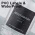 Black Glass Mouthwash Dispenser with Cups, 12.7 oz, 2 Pack, Clear Bottle with Stainless Steel Spout for Bathroom