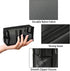 Mesh Cosmetic Bag, Portable Makeup Pouch, Travel Toiletry Organizer, 6 Pieces with Zipper