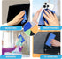 Eco-Fused Microfiber Cleaning Cloth, 12x12 Inch, Pack of 20 Large Cloths for Electronics and Monitors