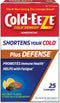 Cold-Eeze Plus Defense Natural Citrus Lozenges - Homeopathic Cold Remedy with Elderberry, Zinc, Promotes Immune Health,