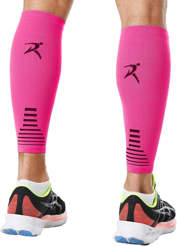 Rymora Unisex-Adult Leg Compression Socks, Calf Support Sleeves for Pain Relief, Comfortable Footless for Fitness,