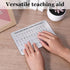 Larrel Braille Alphabet Board, Aluminum Letter Fingerboard Portable Teaching Aid Board Braille Gifts Alphabet Chart