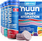 Nuun Sport Electrolyte Tablets - Gluten Free & Vegan, Mixed Flavors, 4 Pack (40 Servings Total)