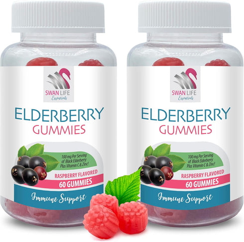 Antioxidant-Rich Elderberry Gummies - Elderberry Gummies - Natural Immune System Support, Tasty