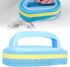 Cleaning Sponge, Sponge Brush Sturdy All Purpose Comfortable Handle for Floor for Home for Bathroom for Carpet for Bathtub