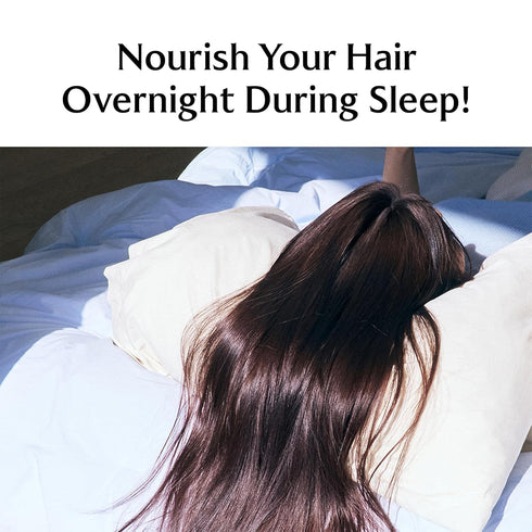 LA'DOR Snail Sleeping Hair Ampoule Serum - Intensive Overnight Leave-In Mask for Frizzy, Dry, Damaged Hair