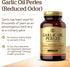 Solgar Garlic Oil Perles, 250 Softgels - Natural Cardiovascular Support, Garlic Oil Concentrate, Reduced Odor, Gluten