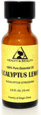 HEALTH & BEAUTY Eucalyptus Lemon Essential Oil Aromatherapy Therapeutic Grade 100% Pure Natural 0.5 oz,