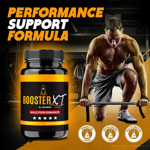NutraRize (60 Booster XT for Men, Male Enhancing Capsules, Premium Formula to Support Daily Energy & Peak Performance