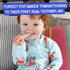 Jack N' Jill Stage 2 Silicone Toothbrush, Toddler Toothbrushes 1-2 Years, Soft Silicone Bristles, Safety Shield, Pack