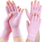 2 Pairs Arthritis Gloves for Women, Compression Gloves for Carpal Tunnel Relief, Fingerless Gloves for Women and Men