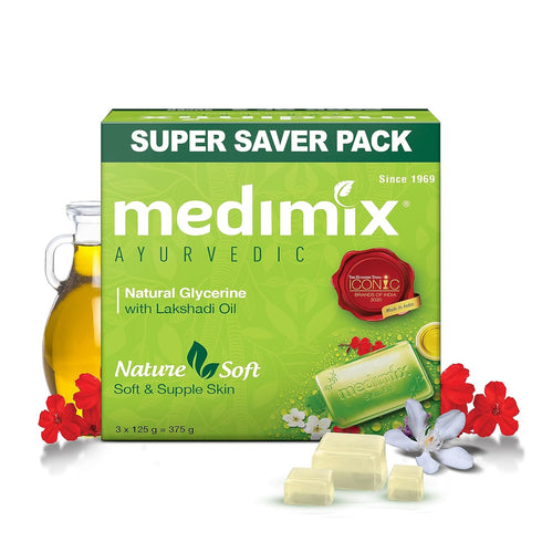 Medimix Ayurvedic Glycerine Soap, 3 x 125g
