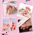 Professional Nail Files - 12pcs Emery Board Nail Files for Natural & Acrylic Nails (100/180/240 Grit)