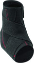 MUELLER Adjustable Ankle Support Brace, Pain Relief for Men and Women, Ideal for Sprains, Strains, Black, One Size