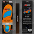 JobSite Gel Sport Insoles, Gel Heel & Metatarsal Shock Pad, US Men 8-13, Women 9-14 (Trim to Fit)