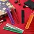 Patelai 6 Pieces Professional Barber Comb Set, Flat Top Combs for Stylists in Green, Purple, Orange, Red, White, Black