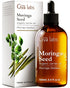 Set Set 2x3.4 oz Gya Labs Moringa Oil for Skin & Argan Oil for Hair - Aromatherapy Grade Essential Oils - fl