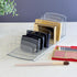 Youngever Large Plastic Makeup Palette Organizer, Clear Eyeshadow Holder, 10 Compartment Cosmetic Palette