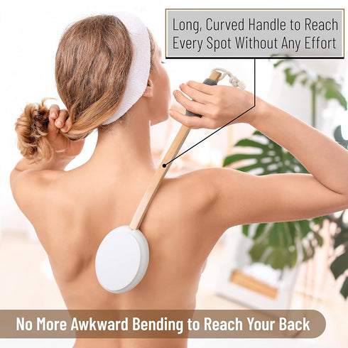Slick Lotion Applicator, 17 inch, Applicators for Your Back, Back Applicator Lotion, Certified Organic, Easy Reach