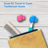 Mspan Toothbrush Protector Clip Pod, Compatible with Oral-B Philips Colgate for Manual & Electric Toothbrush - 2 Packs