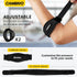 CAMBIVO 2 Pack Tennis Elbow Brace for Men & Women, Adjustable Elbow Strap with Compression Pad for Pain Relief