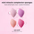 Real Techniques Mini Miracle Complexion Sponge 4 Pack - Small Makeup Blending Sponges for Foundation & Concealer,