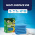 SCRUBIT Multi-Purpose Scouring Pad, Non-Scratch Cleaning Sponges for Pots, Pans, Dishes, 6 Pack Dish Sponge