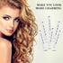 WILLBOND 36 Pieces Cold Wave Rod Hair Perm Rods with Steel Rat Tail Comb for Hairdressing Styling