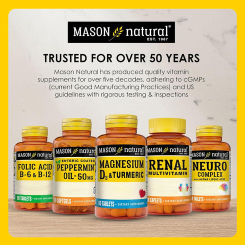Mason Natural Potassium Gluconate 595 mg, 100 Tablets, 300 Day Supply (Pack of 3)