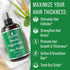 Biotin + Peppermint Oil + Rice Water Spray - Hair Growth Leave In Conditioner Serum for Women and Men