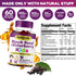 Elderberry & Black Seed Oil Gummies for Kids, Immune Support with Vitamin C and Zinc, Delicious Berry Flavor, 60 Gummies