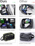 TACTICISM Toiletry Bag for Men - Tactical Molle Dopp Kit with Large Capacity, Water-Resistant Travel Bag for Women,