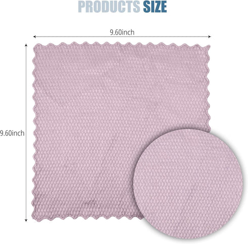 ZHJISHGUO 10 Pcs Extra Soft Microfiber Cleaning Cloths High-Absorbency, Quick-Drying, and Non-Scratch for Electronics