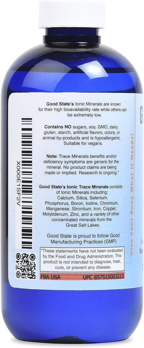 Good State Liquid Ionic Trace Minerals, 8 fl oz (96 servings at 125 mg)