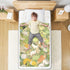 miaozhen Summer 52" 34" Cartoon Quail Bird Group Green Bed Underpads Waterproof Washable Bed Wetting Pad Changing Bed