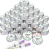 MTLEE 50 Pcs Eucalyptus Baby Shower Scented Candles Gift Travel Tin Aromatherapy Candles