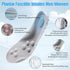 Cloudsole Insoles, Orthopedic Insoles for Women & Men, Plantar Fasciitis Insoles, Anti Fatigue, Foot Pain Relief (Gray,