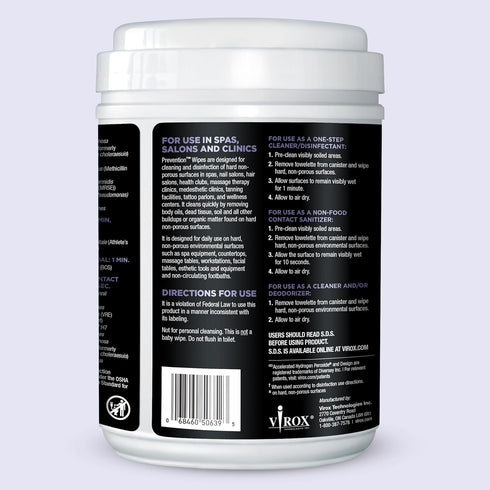 All Purpose Disinfectant Wipes 160 Wipes for Salons Spas Wellness Centers & Yoga Studios Surface Sanitizing