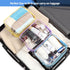 PACKISM Clear Makeup Bags, 2 Pack TSA Approved Toiletry Bag, Travel Makeup Cosmetic Bag for Women