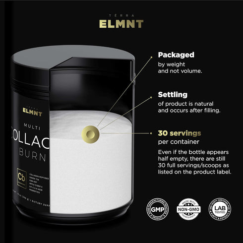ELMNT Super Collagen Powder for Women, Weight Loss + Beauty with Probiotics, Hyaluronic Acid, ACV, Biotin, Unflavored